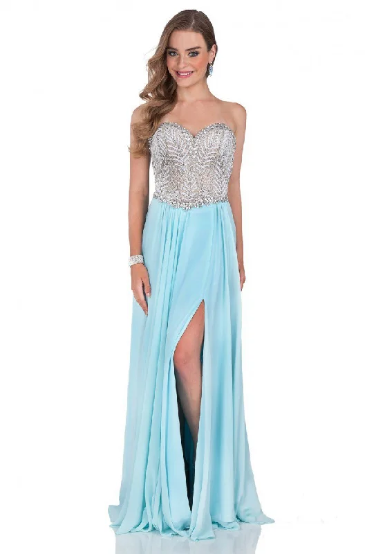 Fantastic Deals Terani Couture - 1611P0207A Fully Jeweled Bodice Evening Dress