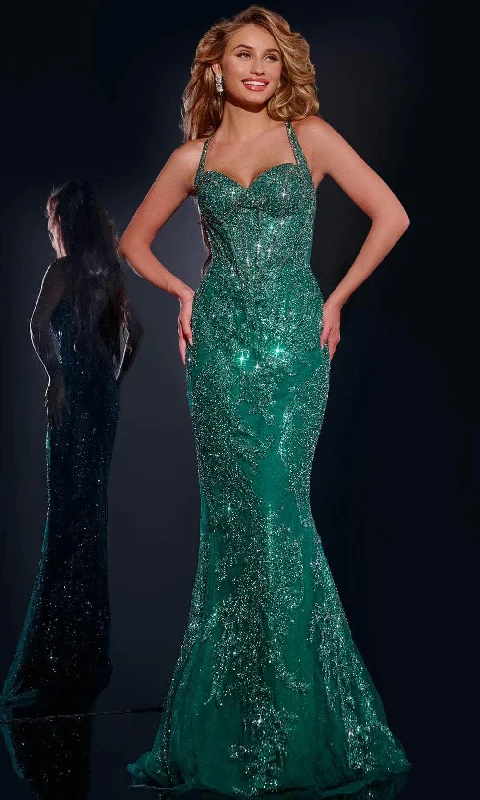 Massive Deals Jovani 40470 - Glittering Corset Prom Dress