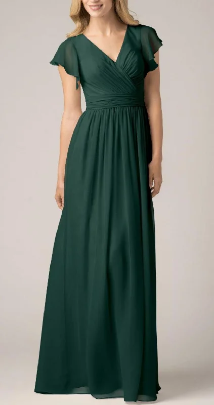Deal Mania Wtoo 812 - Chiffon with flutter sleeves