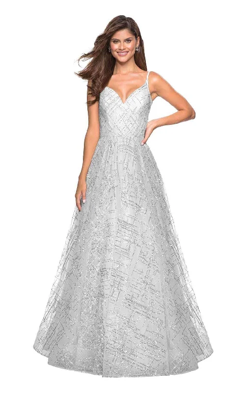 Unmissable Offer La Femme - Sparkling Sequin Sleeveless A-Line Dress 27199