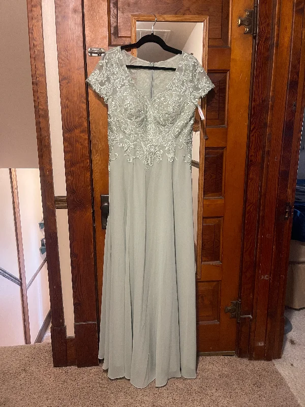 Value Deals Other A-line, V-neck, floor length chiffon lace