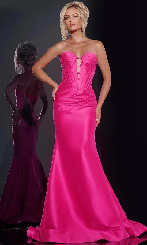 Markdown Madness Jovani 43350 - Sweetheart Plunge Prom Dress