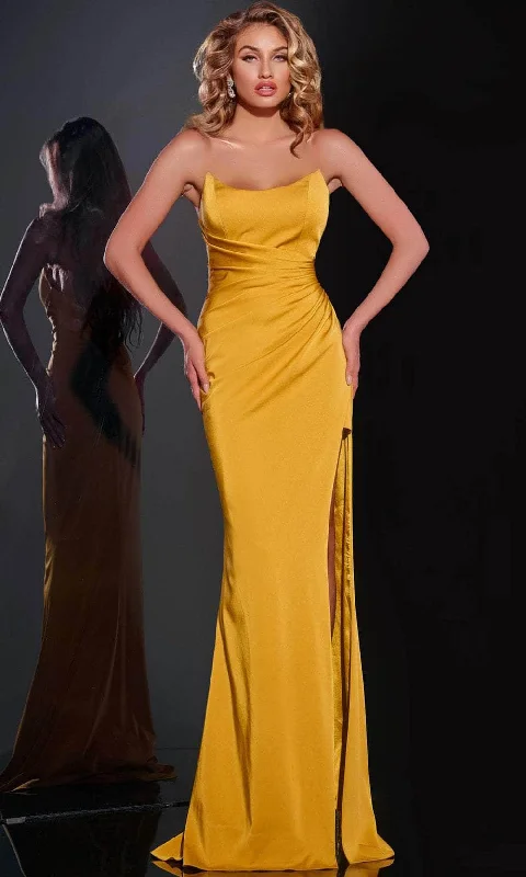 Savings Event Jovani 42765 - Scoop Sheath Evening Gown