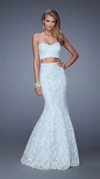 Hurry In La Femme - 21096SC Two Piece Lace Prom Dress