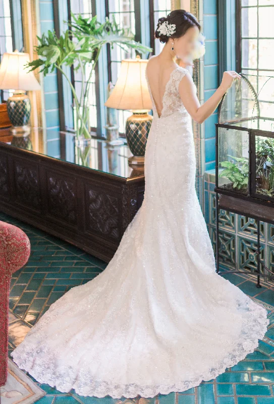 Weekend Deal Allure Couture Beaded Lace Fit & Flare