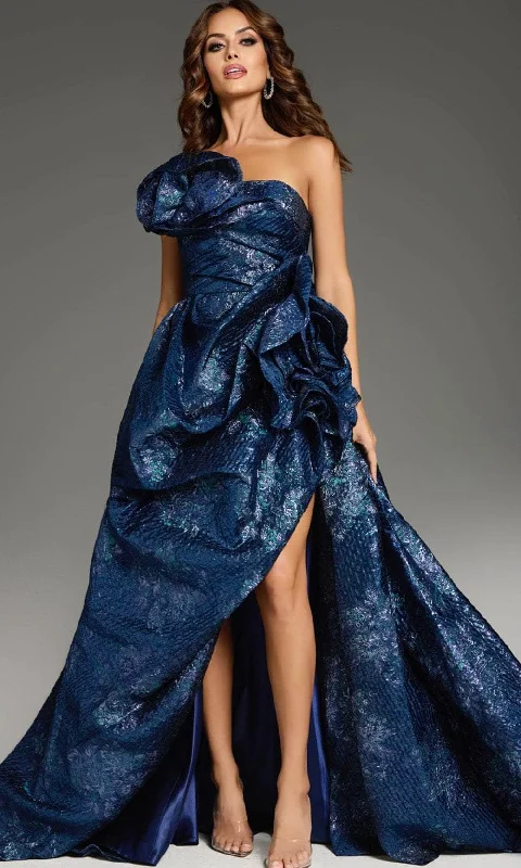 Year-End Clearance Jovani 26269 - Dramatic Ruffle Strapless Prom Gown