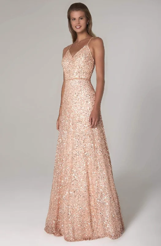 Savings Galore SCALA - 60109 Embellished V-neck A-line Dress