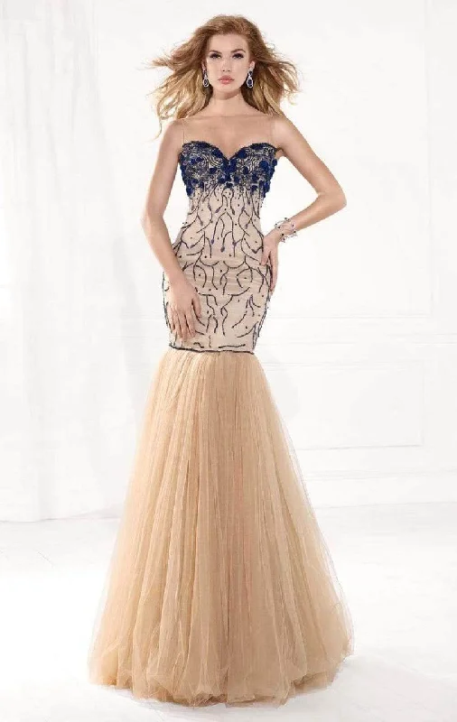 Members Only Tarik Ediz MTE92390 - Embellished Trumpet Prom Gown