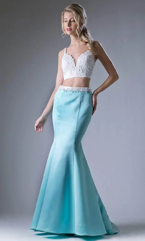 Limited Edition Cinderella Divine CA312 - Mikado Mermaid Two Piece Gown