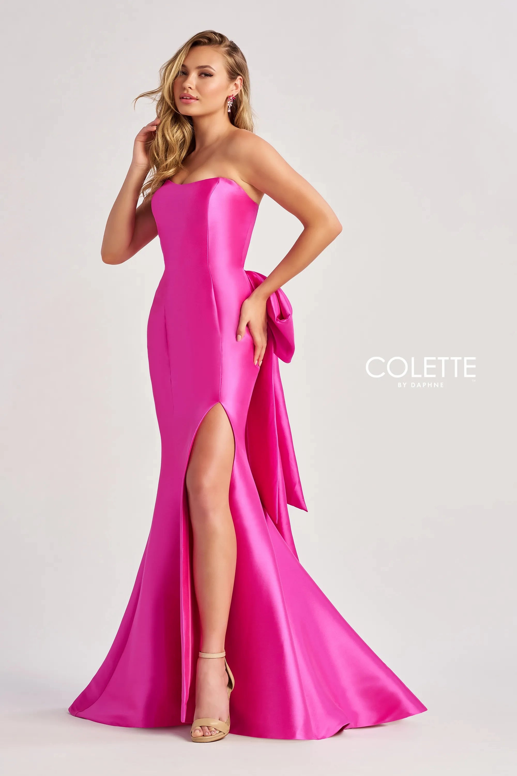 One-DAY Sale Colette By Daphne CL8470 - Bow Back Prom Gown
