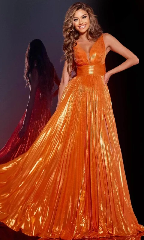 Exclusive Deal Jovani 44230 - Sleeveless Pleated Prom Dress