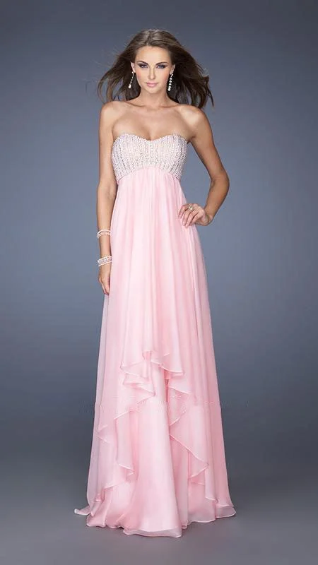 Huge Discounts La Femme - 19831SC Jeweled Sweetheart Dress
