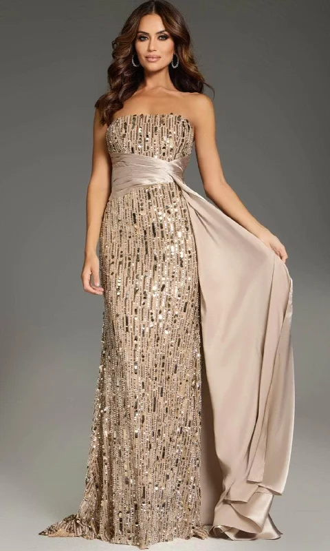 Reduced Prices Jovani 42427 - Sequin Embellished Strapless Evening Gown