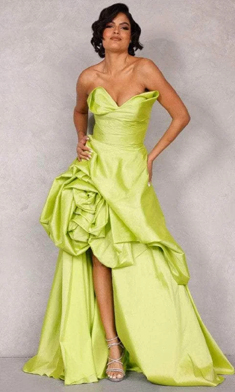 Crazy Deals Terani Couture 2111P4272 - Strapless High Low Evening Gown