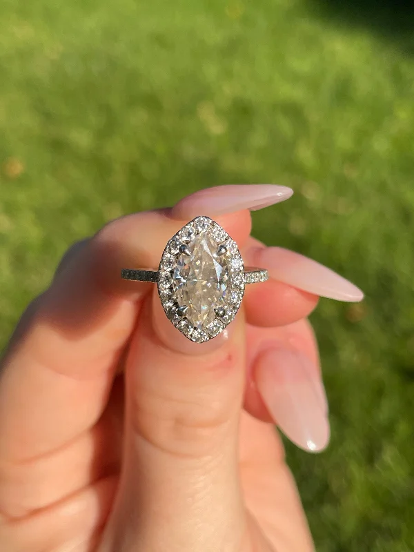 Act Fast East West Gem Co. The Pearla Ring (4 Carat Center)