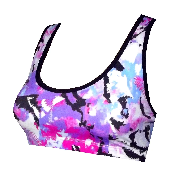 Exclusive Deal In the wild print sports crop top BK151P858