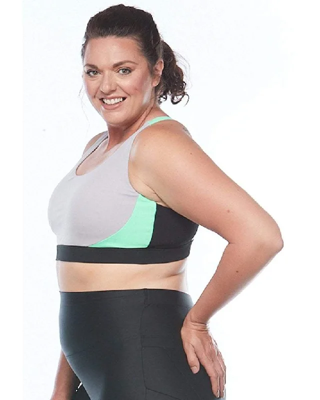 Overstock Kris Crop Top-green