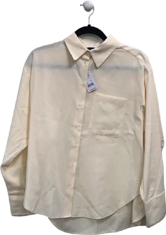 Instant Discount New Look Cream Shirt UK 10