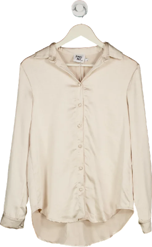 Bonus Savings Princess Polly Champagne Vintage Vibes Shirt UK 6