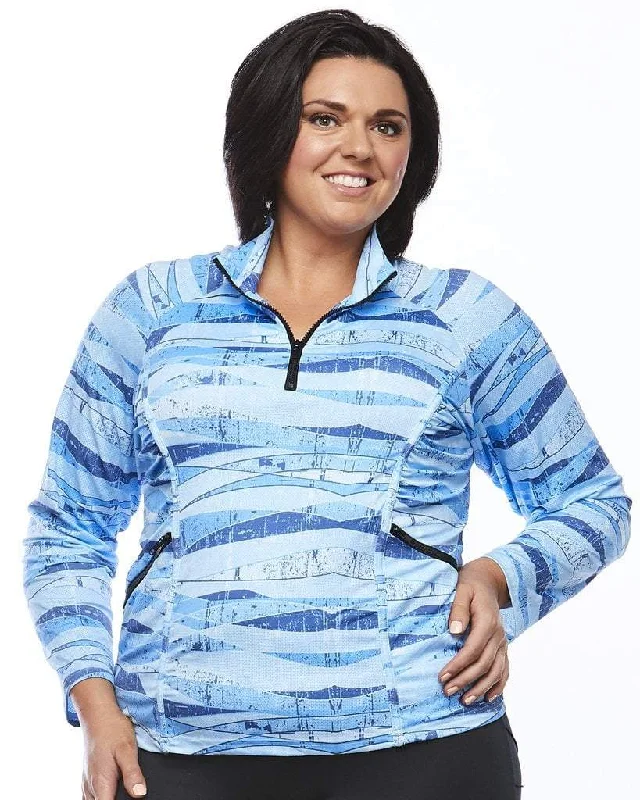 Limited Availability Stay Cool Long Sleeve Shirt - Blue
