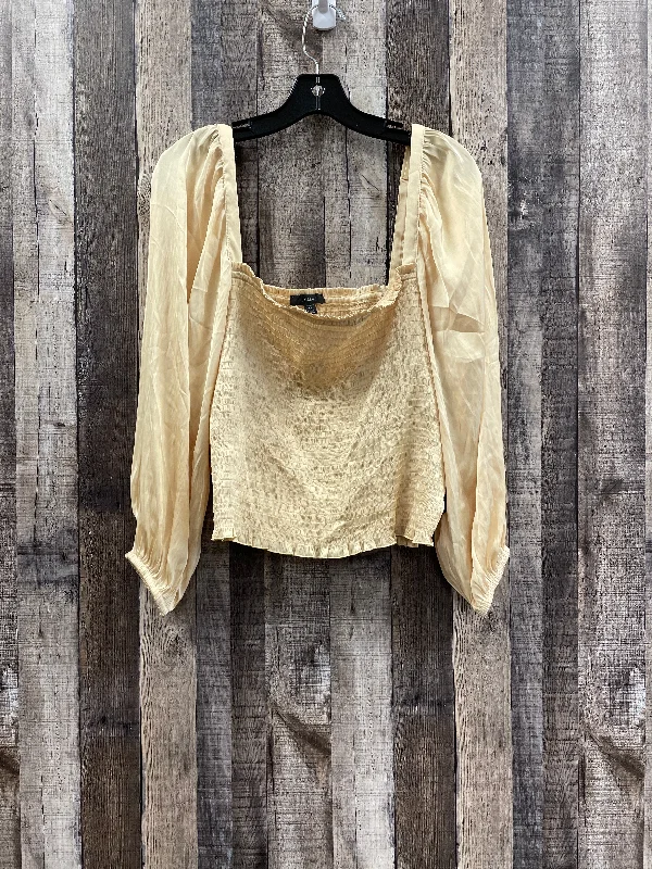 Hurry In Top Long Sleeve By J Crew  Size: Xl