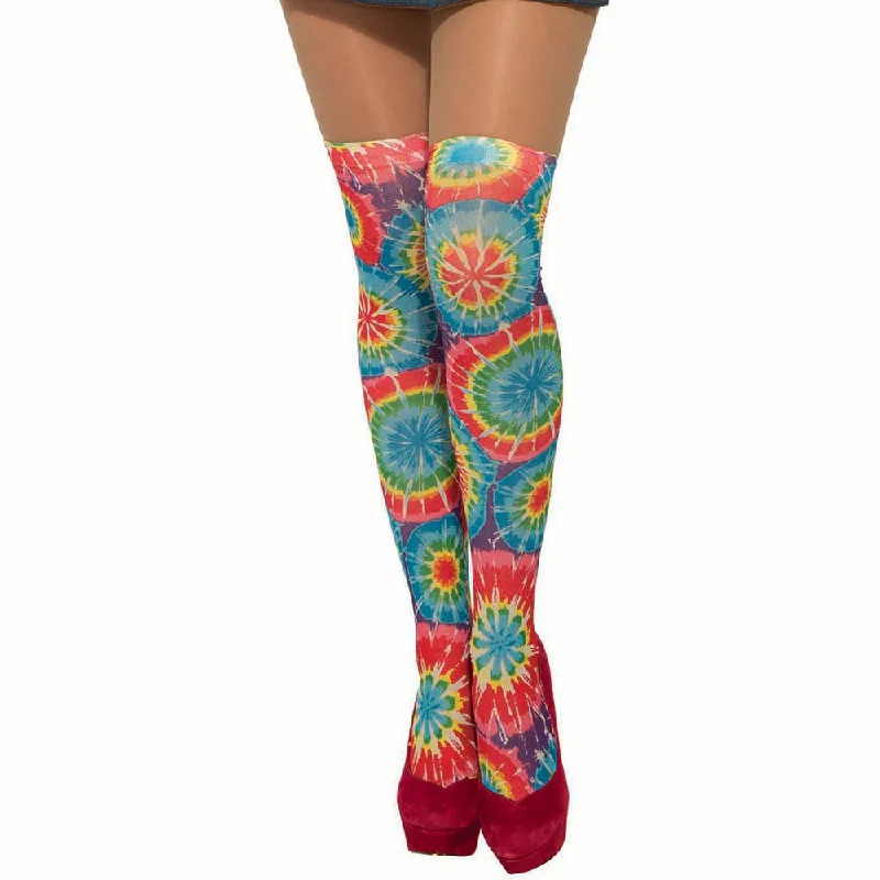 Special Discount 1960's Hippie Thigh High Stockings