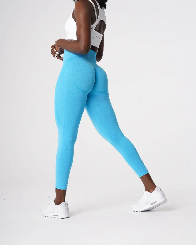 Year-End Sale Aqua Contour Seamless Leggings