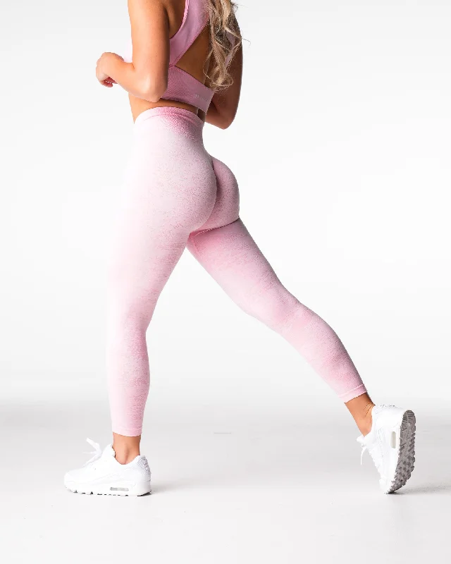 Weekend Flash Sale Baby Pink Digital Seamless Leggings
