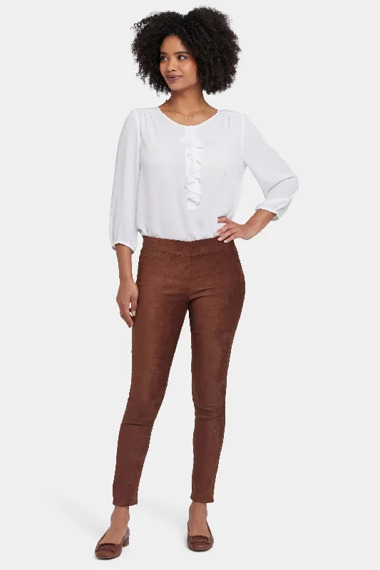 Mega Sale Basic Legging Pants - Coffee Bean