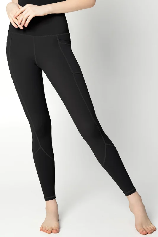 Don't Wait 4 for $54 - Black Cassi Deep Pockets Workout Leggings Yoga Pants - Women