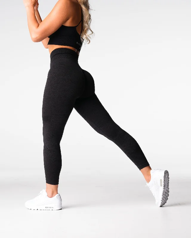 Weekend Special Black Digital Seamless Leggings