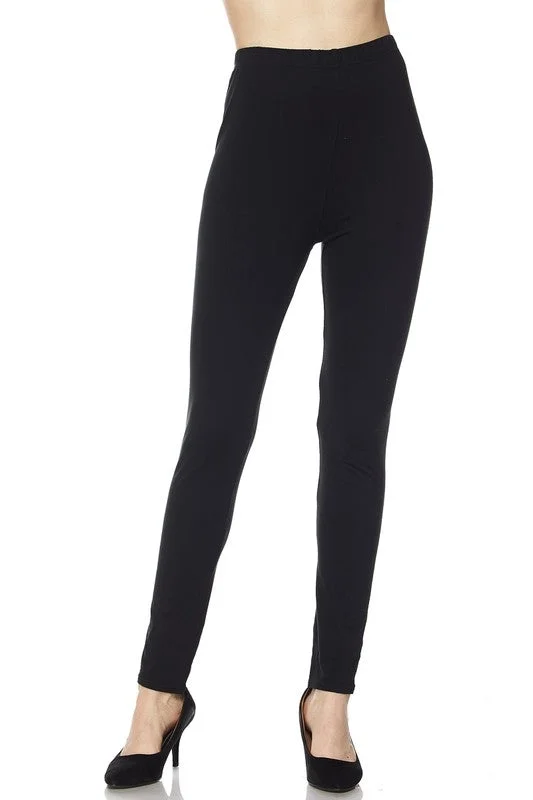 Crazy Deals Black High Waist Leggings - Size S-XL