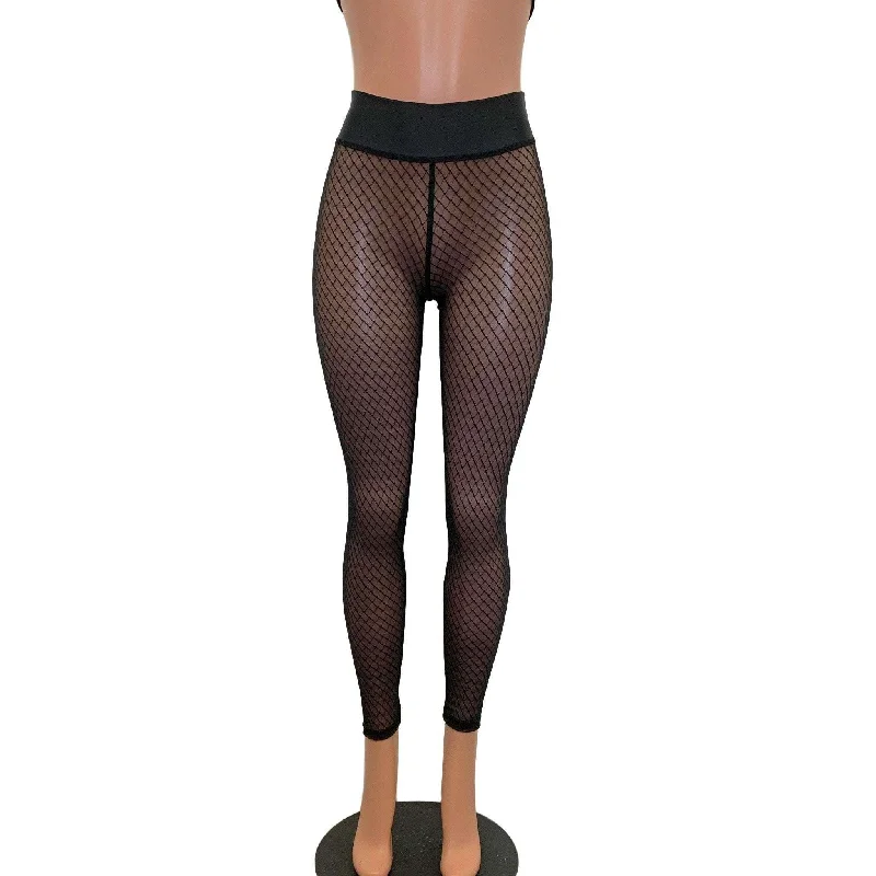 Exclusive Online Offer Black Vixen Mesh "Fishnet" Leggings Pants