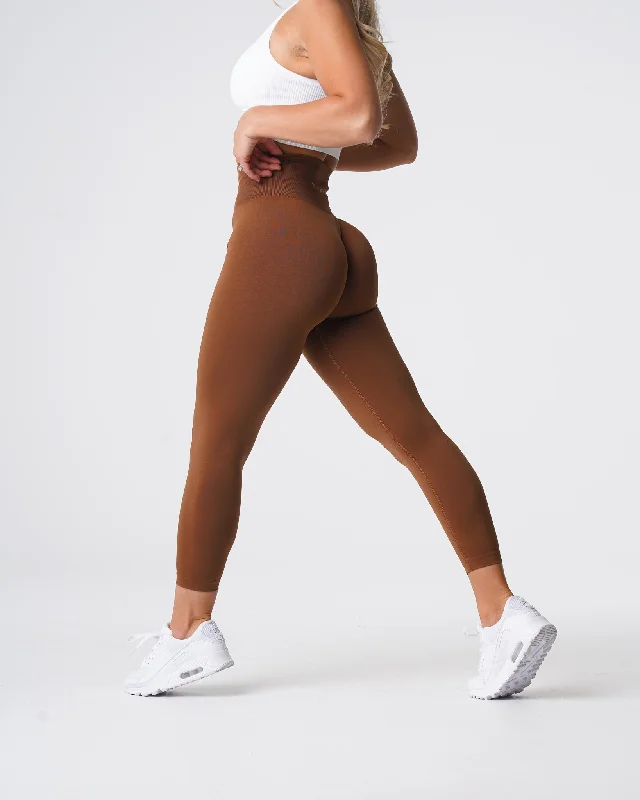 Mega Deal Caramel Solid Seamless Leggings