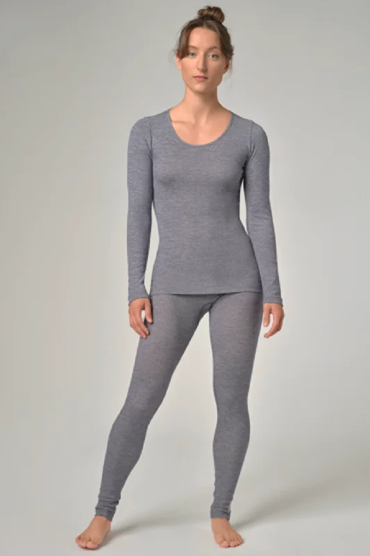 Extra Discounts Comazo Wool Silk Dark Blue Leggings