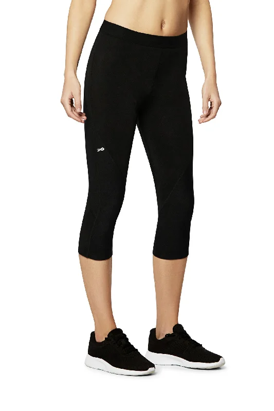 Huge Discounts Pro Resistance Capris for Women - Black