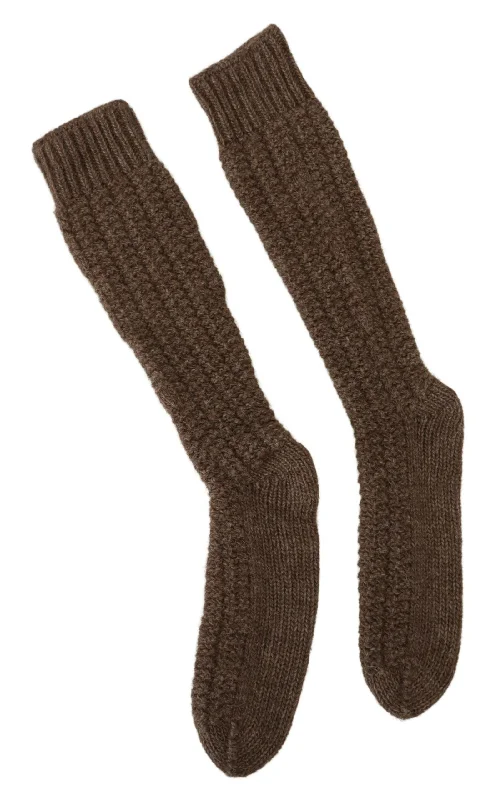 Unbeatable Prices Dolce & Gabbana Chic Over-Calf Wool Blend Knit Socks