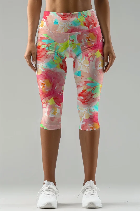 Quick Sale Good Idea Ellie Summer Performance Cropped Leggings Yoga Pants - Women