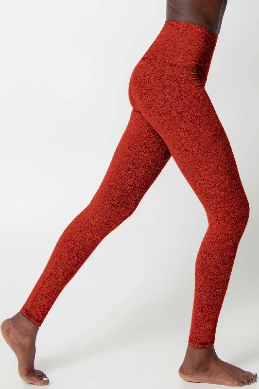 Bargain Blast Heather Rose Red Lucy UV 50+ Performance Leggings Yoga Pants - Women