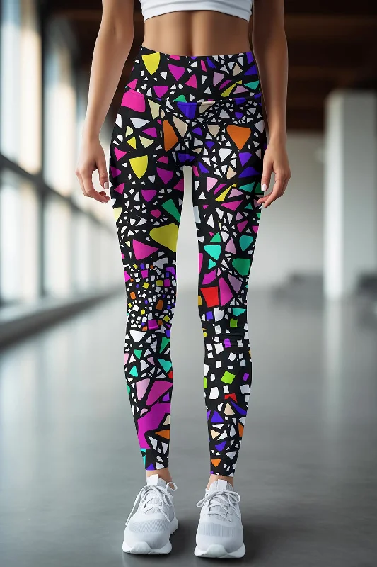 Unbeatable Prices In a Joyful Mood Lucy Printed Performance Legging - Women