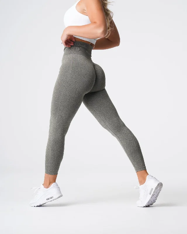 Midnight Madness Khaki Green NV Seamless Leggings