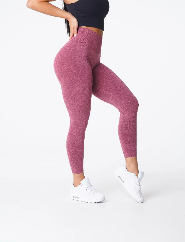 Deal Dash Maroon NV Seamless Leggings