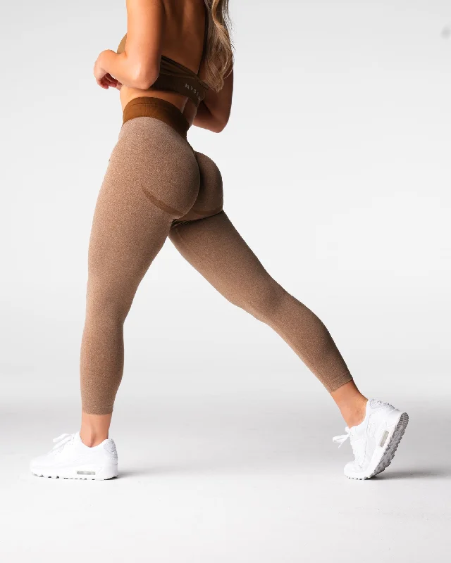 Massive Deals Mocha Knockout Seamless Leggings