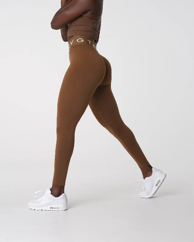 Bargain Bin Mocha Sport Seamless Leggings