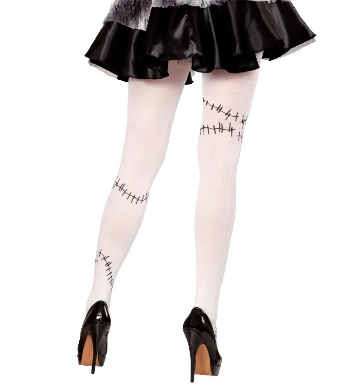 Extra Discounts Monster Bride Tights with Stitches