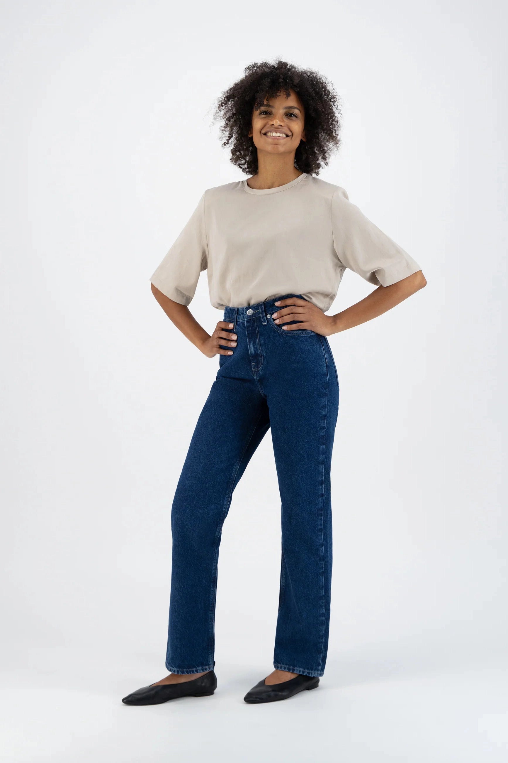 Best Bargains Mud Jeans Relax Rose in Stone Indigo