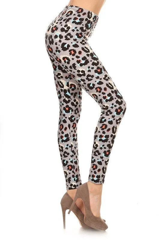 Sale Event Multicolor Leopard Print Leggings - Size S-XL
