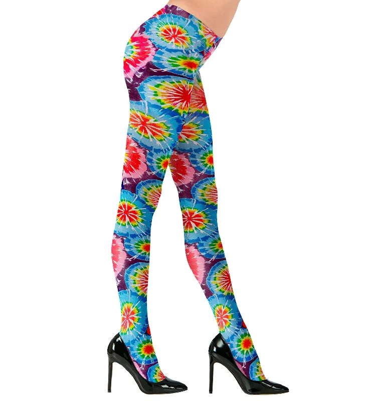 Deep Discounts Neon Psychedelic Tights