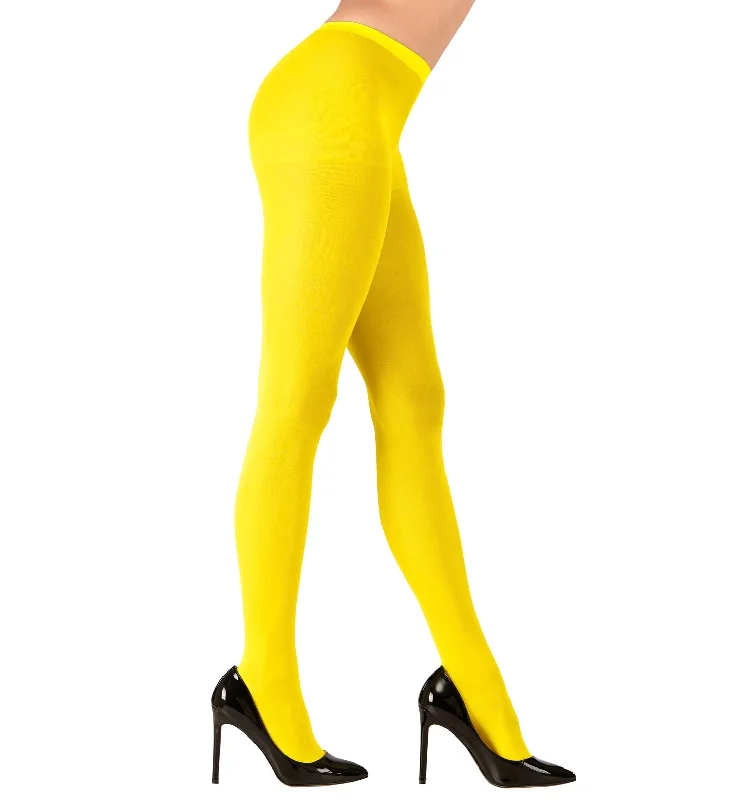 Don't Wait Neon Yellow Tights