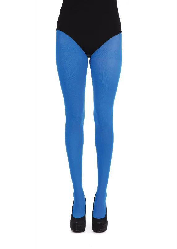 Shop and Save Opaque Tights Blue